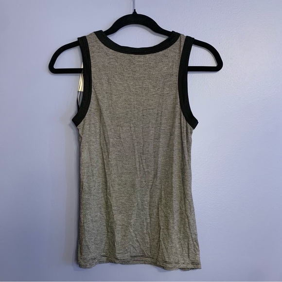 CeCe Black and White Striped Tank - Size 5 - Picture 2 of 4